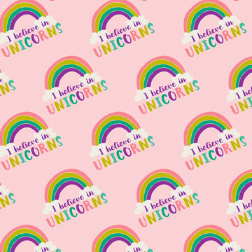 I Believe in Unicorns Pink
