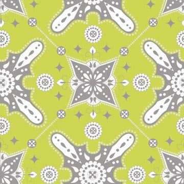 Impressions Moorish in Charteuse by Ty Pennington for Free Spirit Fabrics