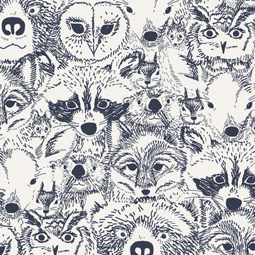 Indian Summer Menagerie Onyx by Art Gallery Fabrics
