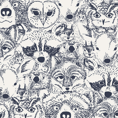 Indian Summer Menagerie Onyx by Art Gallery Fabrics