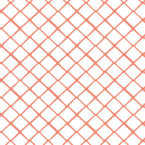 It's a Birds Life Lattice in Pink by Camelot Cottons