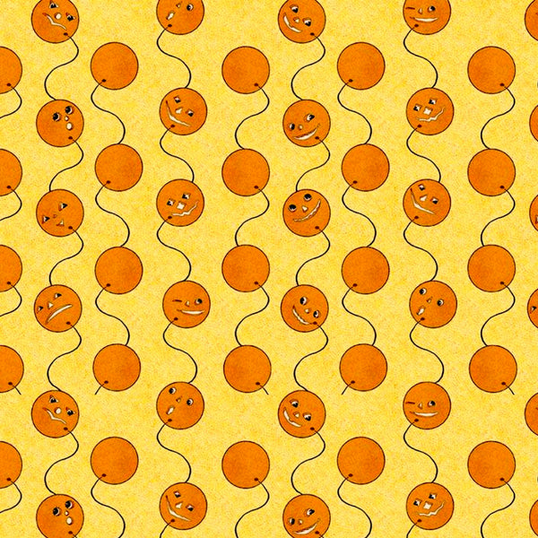 Costume Maker's Ball Jack-O-Lantern Balloons Yellow