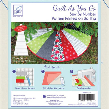 Quilt As You Go Tree Skirt JT-1492