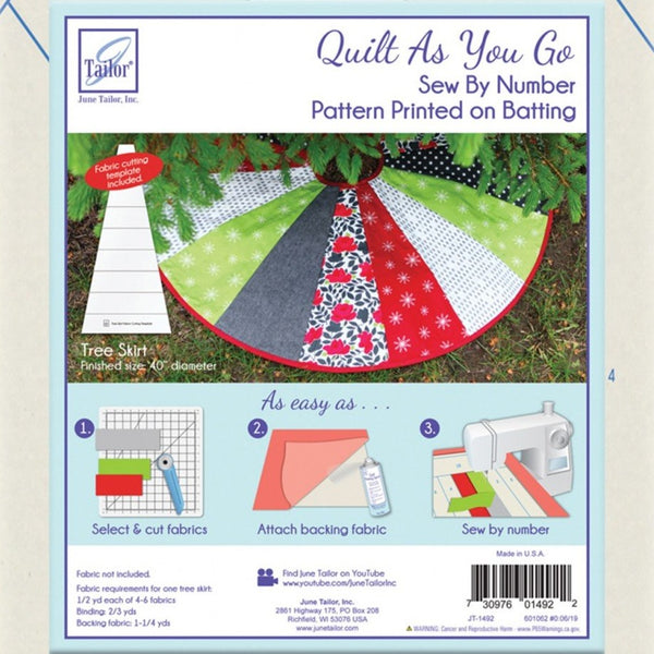 Quilt As You Go Tree Skirt JT-1492