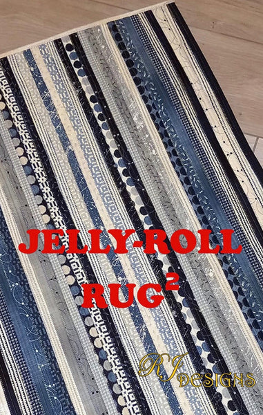Jelly-Roll Rug Squared Pattern