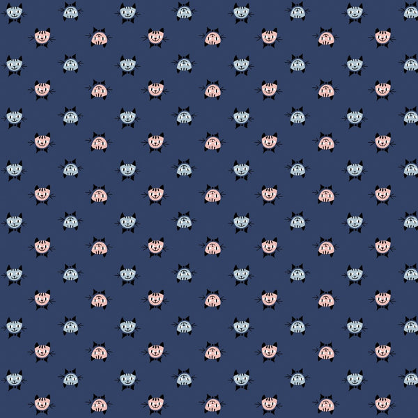 Steno Pool Calicocats in Midnight by Kimberly Kight K3071-001