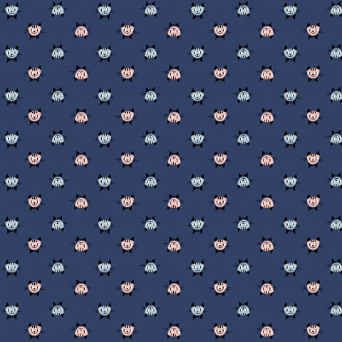 Steno Pool Calicocats in Midnight by Kimberly Kight K3071-001