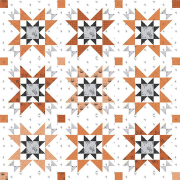 Scaredy Cat October Stars Quilt Kit by Amanda Niederhauser KITOctober-Stars