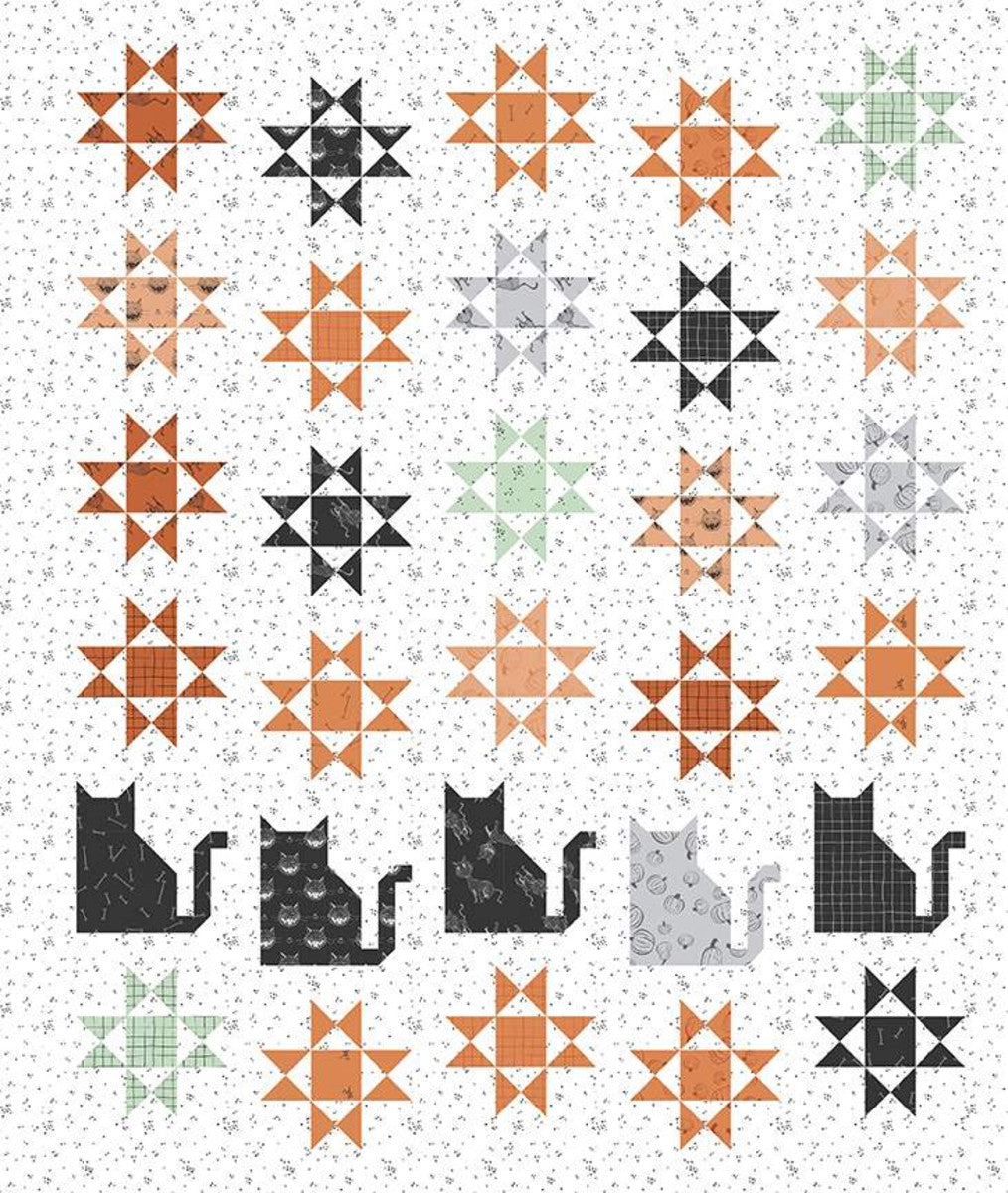 Scaredy Cat Scaredy Cat Quilt Kit by Amanda Niederhauser - Bunbury