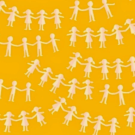 Kinder Paper Dolls Yellow