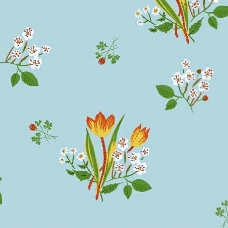 Kinder Spring Blooms Pale Blue