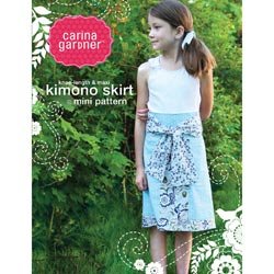 Kimono Skirt Mini Pattern by Carina Gardner