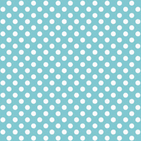 Knit Small Dots on Aqua by Riley Blake