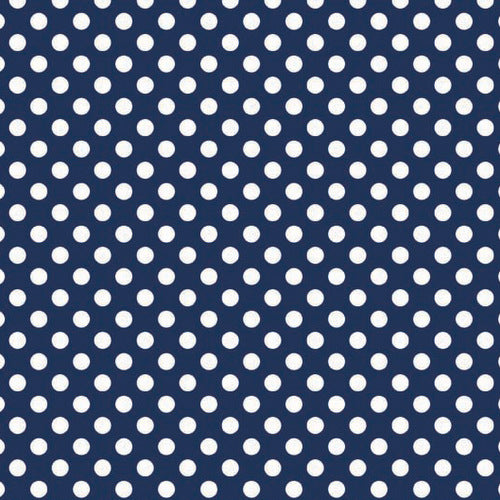 Knit Small Dots on Navy by Riley Blake