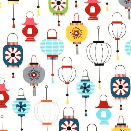 Kokeshi Lanterns by Suzy Ultman for Robert Kaufman