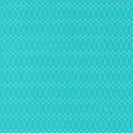 Kokeshi Lattice in Sea Glass by Suzy Ultman for Kaufman Fabrics