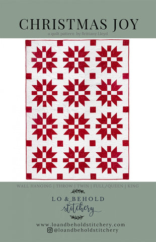 Christmas Joy quilt pattern by Brittany Lloyd
