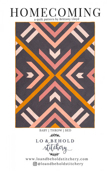 Homecoming quilt pattern by Brittany Lloyd