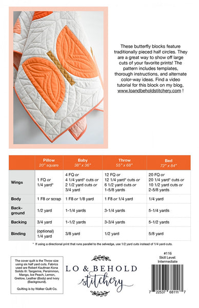 Metamorphosis quilt pattern by Brittany Lloyd