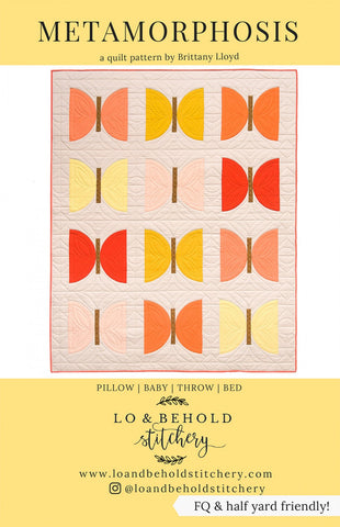 Metamorphosis quilt pattern by Brittany Lloyd