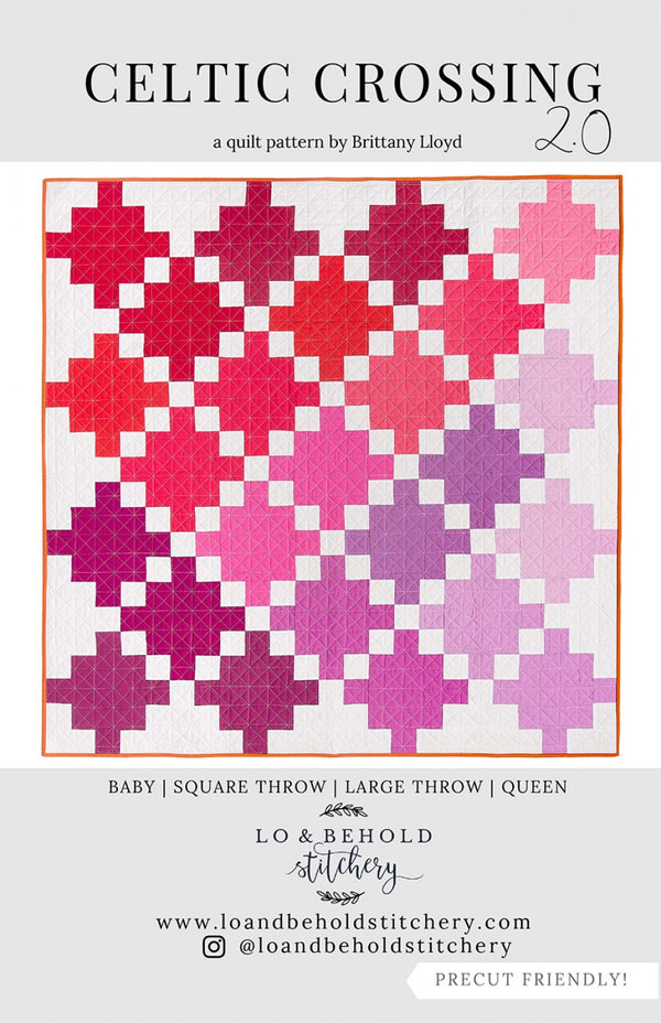 Celtic Crossing quilt pattern by Brittany Lloyd