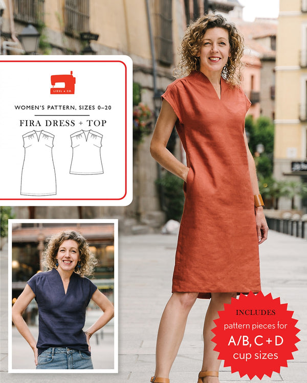 Fira Dress + Top Sewing Patterns