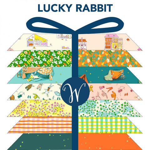 Lucky Rabbit Fat Quarter Bundle by Heather Ross
