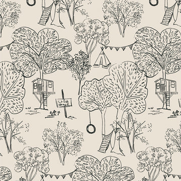 Lilliput Fort Imagination in Charcoal by Sharon Holland LLP-56708