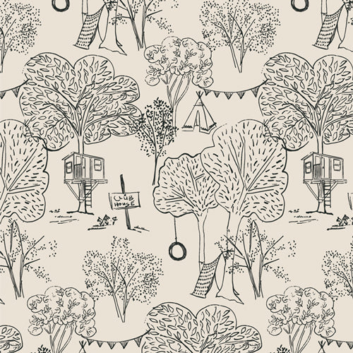 Lilliput Fort Imagination in Charcoal by Sharon Holland LLP-56708