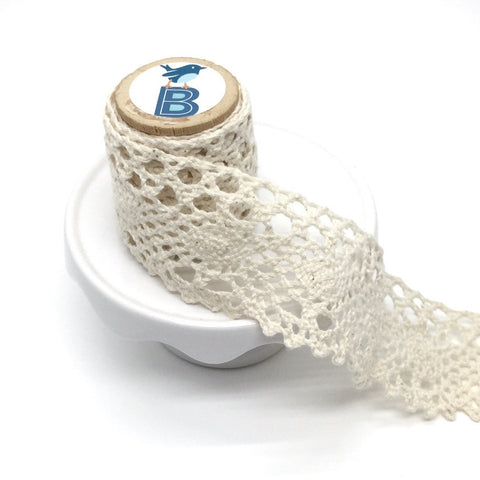 Lace Cotton Ribbon 4 cm wide