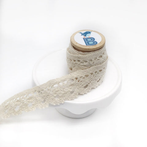 Lace Cotton Ribbon 2.4 cm wide