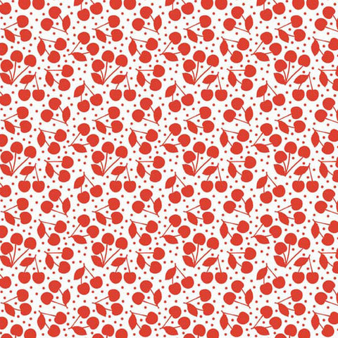Lazy Day Cherries in Red by Riley Blake Designs