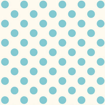 Le Creme Medium Dot in Aqua by Riley Blake