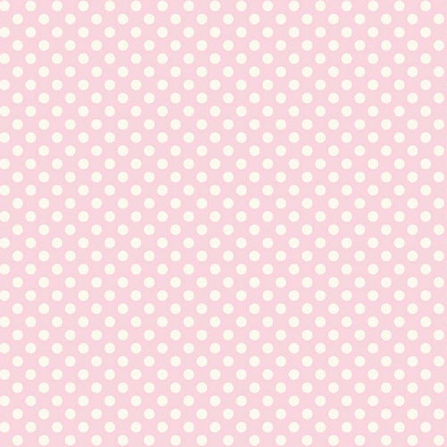Le Creme Small Dot in Baby Pink by Riley Blake