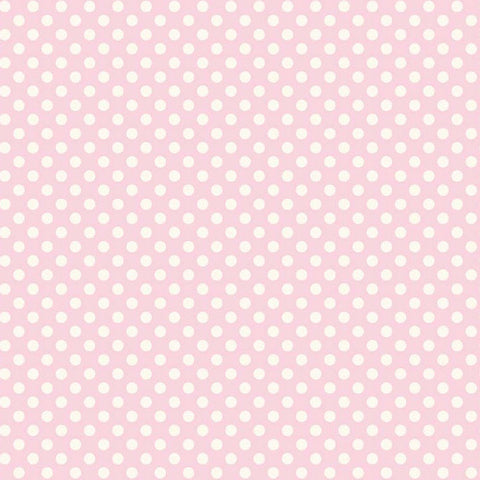 Le Creme Small Dot in Baby Pink by Riley Blake