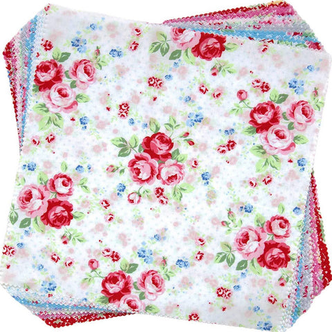 Lecien Flower Sugar Paisley Wind 10" Origami Square Pack 3050-3