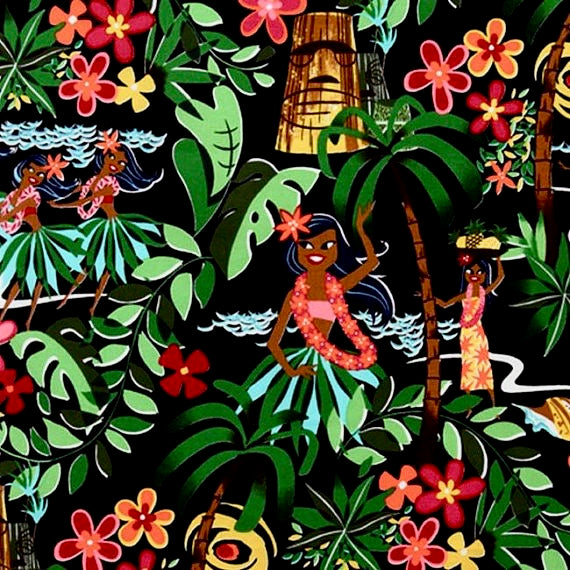 Leis, Luaus and Aloha black
