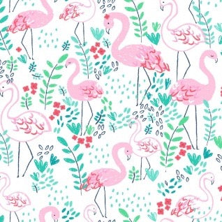 Let's Flamingle in White