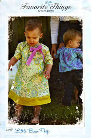 Little Bow Peep Dress Sewing Pattern by Favorite Things Pattern Designs