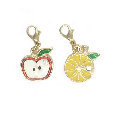 Lobster Claw Apple and Lemon Slice Charms
