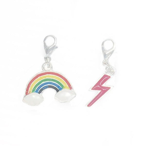 Lobster Claw Lightning and Rainbow Charms