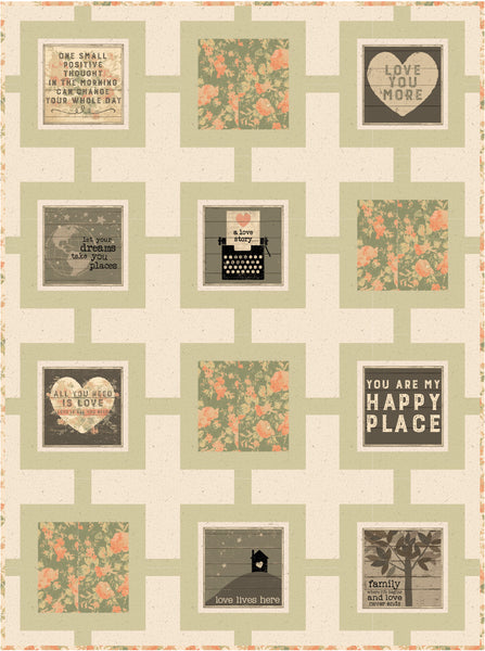 Love Lives Here Quilt Kit