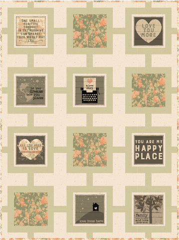 Love Lives Here Quilt Kit