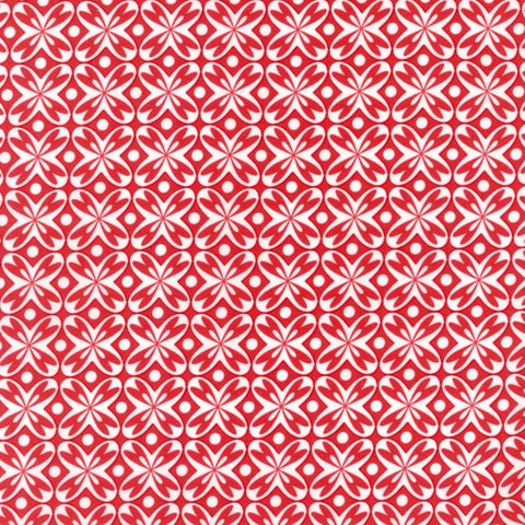 Love You Heart Tiles on Red