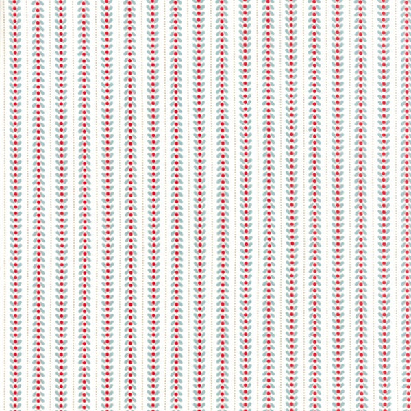 Love You Stripe in Aqua