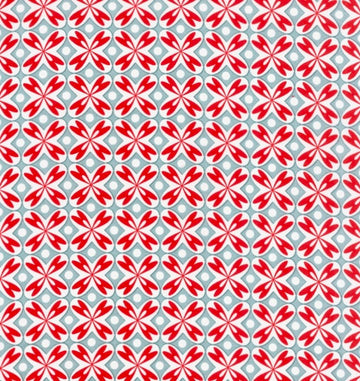 Love You Heart Tiles in Aqua