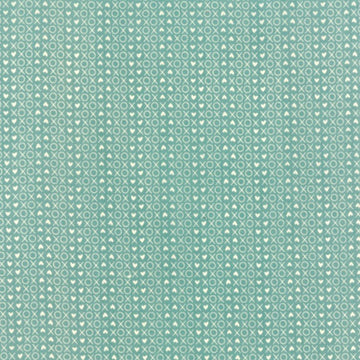 Love You XOX in Aqua