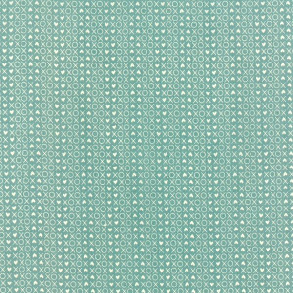 Love You XOX in Aqua