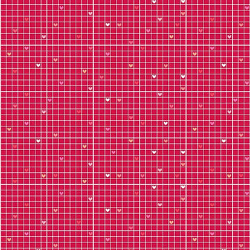 Lovebug Grid in Red by Doodlebug Designs for Riley Blake