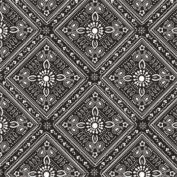 Luckie Bandana in Black by Maude Ashbury for Blend Fabrics